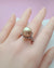 South Sea Pearl Ring - Statement Cocktail Ring in Singapore