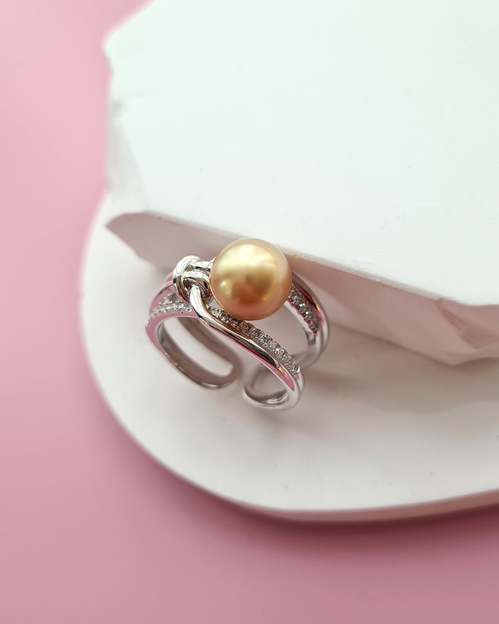 South Sea Pearl Ring Handmade Pearl Jewelry in Singapore