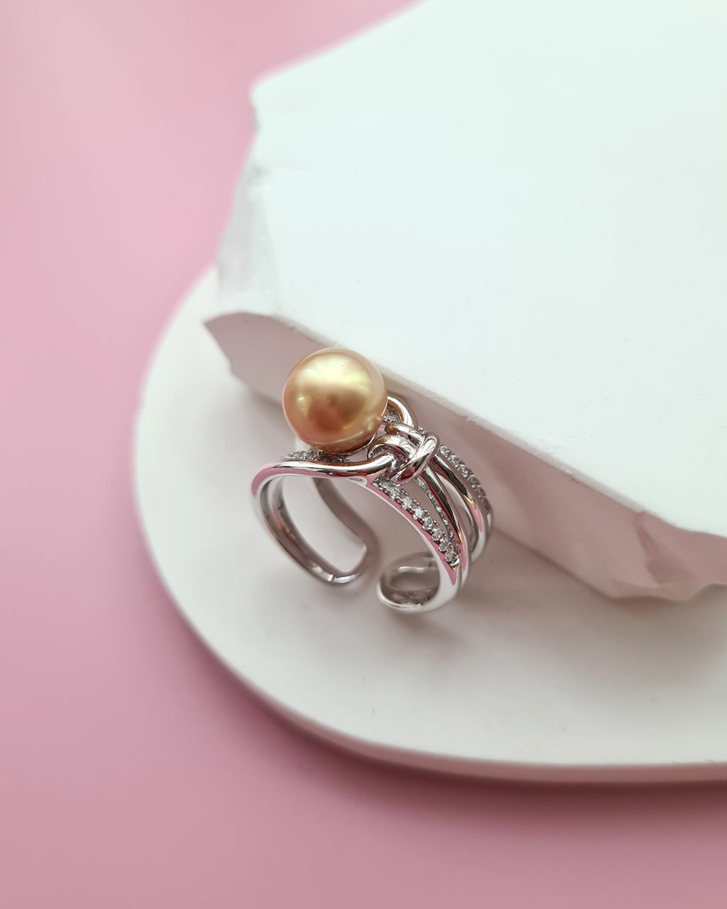 South Sea Pearl Ring Handmade Pearl Jewelry in Singapore