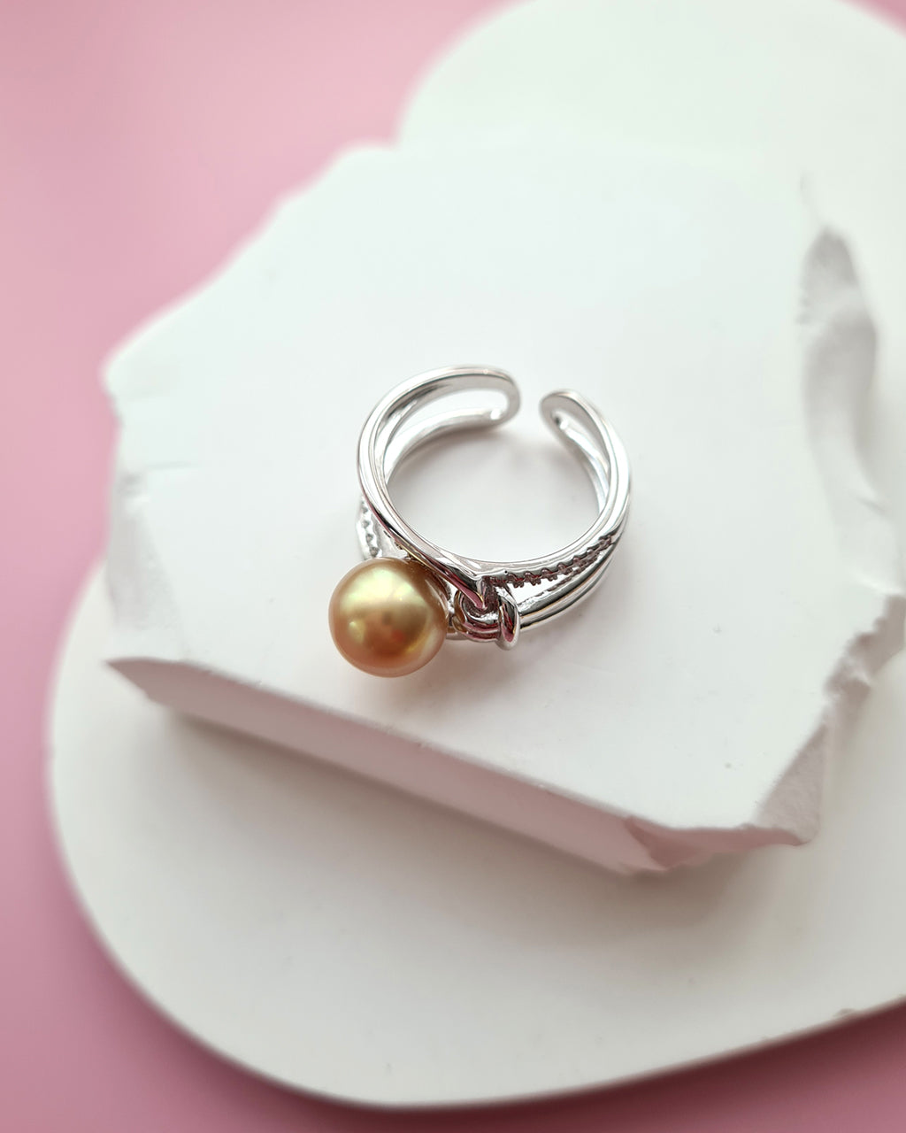 South Sea Pearl Ring Handmade Pearl Jewelry in Singapore