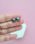 Tahitian Keshi Pearl Stud Earrings - 18k White Gold Pearl Jewelry Singapore