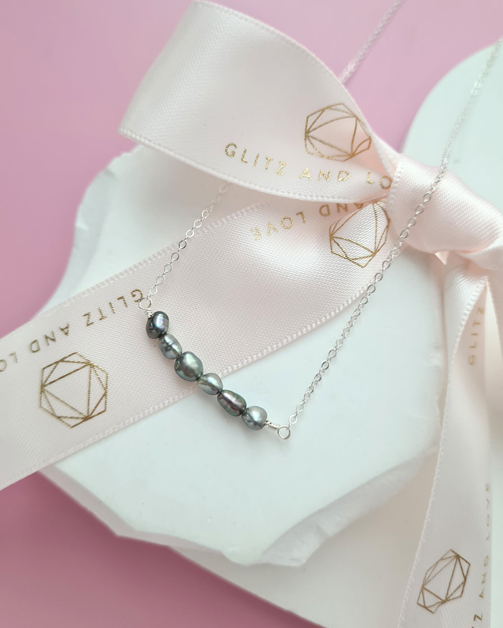 Tahitian Keshi Pearl Necklace, Effortless Elegant Pearl Jewelry