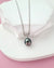 Tahitian Pearl Cat Pendant Necklace, Handmade Modern Pearl Jewelry in Singapore