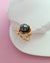 Tahitian Pearl Floral Wrap Ring, Modern Pearl Jewelry in Singapore