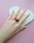Tahitian Pearl Ring - in black, Modern Pearl Jewelry in Singapore