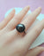 Tahitian Pearl Ring - in black, Modern Pearl Jewelry in Singapore