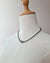 Tahitian Pearl Thick Chain Necklace - Black Pearl Jewelry in Singapore