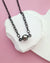 Tahitian Pearl Thick Chain Necklace - Black Pearl Jewelry in Singapore