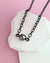Tahitian Pearl Thick Chain Necklace - Black Pearl Jewelry in Singapore