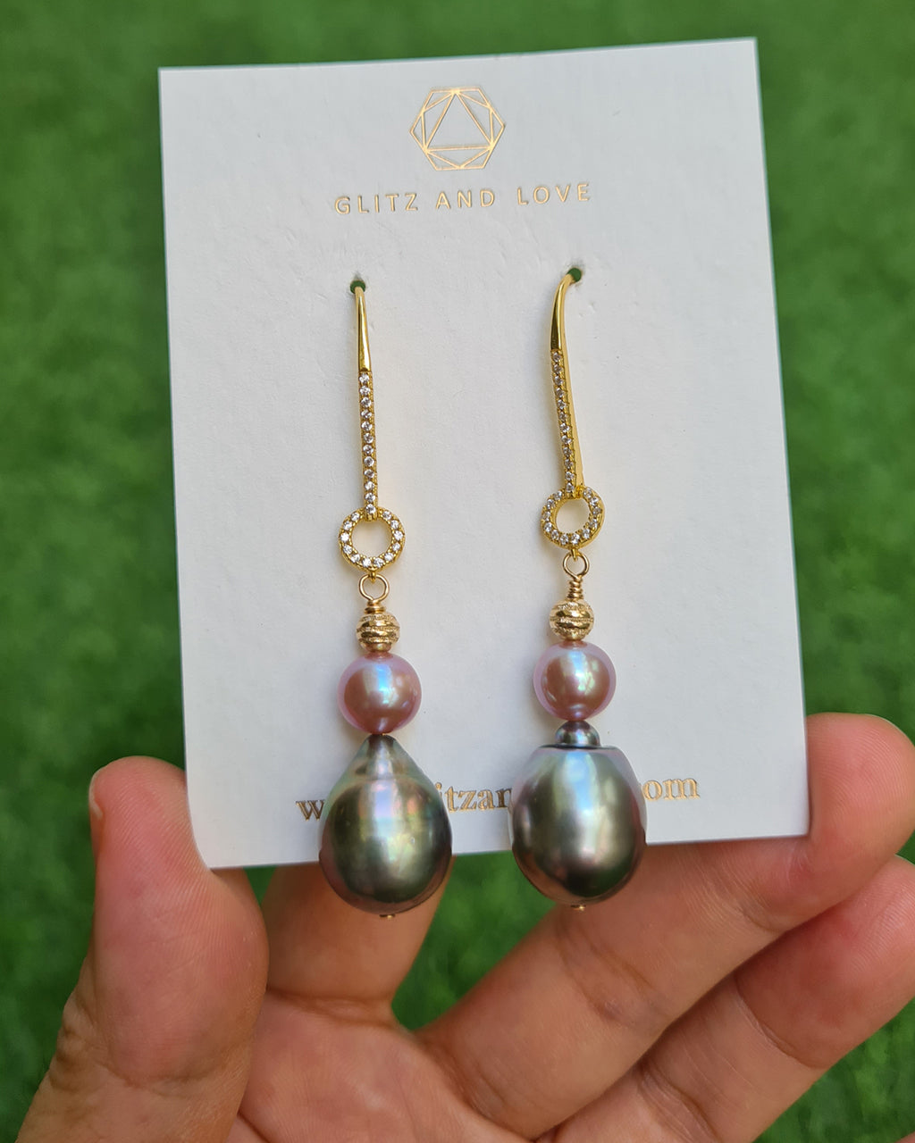 Freshwater pearl discount earrings handmade