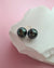 Green Tahitian Pearl 18K Gold Stud Earrings - 11mm Pearl Jewelry in Singapore
