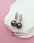 Tahitian Pearl Earrings - Fancy Hoop