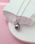 Tahitian Pearl Necklace - Purple Sheen Pearl Drop Pendant in Singapore