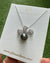 Tahitian Pearl Pendant Necklace - Cute Ribbon Pearl Necklace