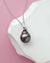 Tahitian Pearl Necklace - Pear Pendant, modern elegant pearl jewelry in Singapore