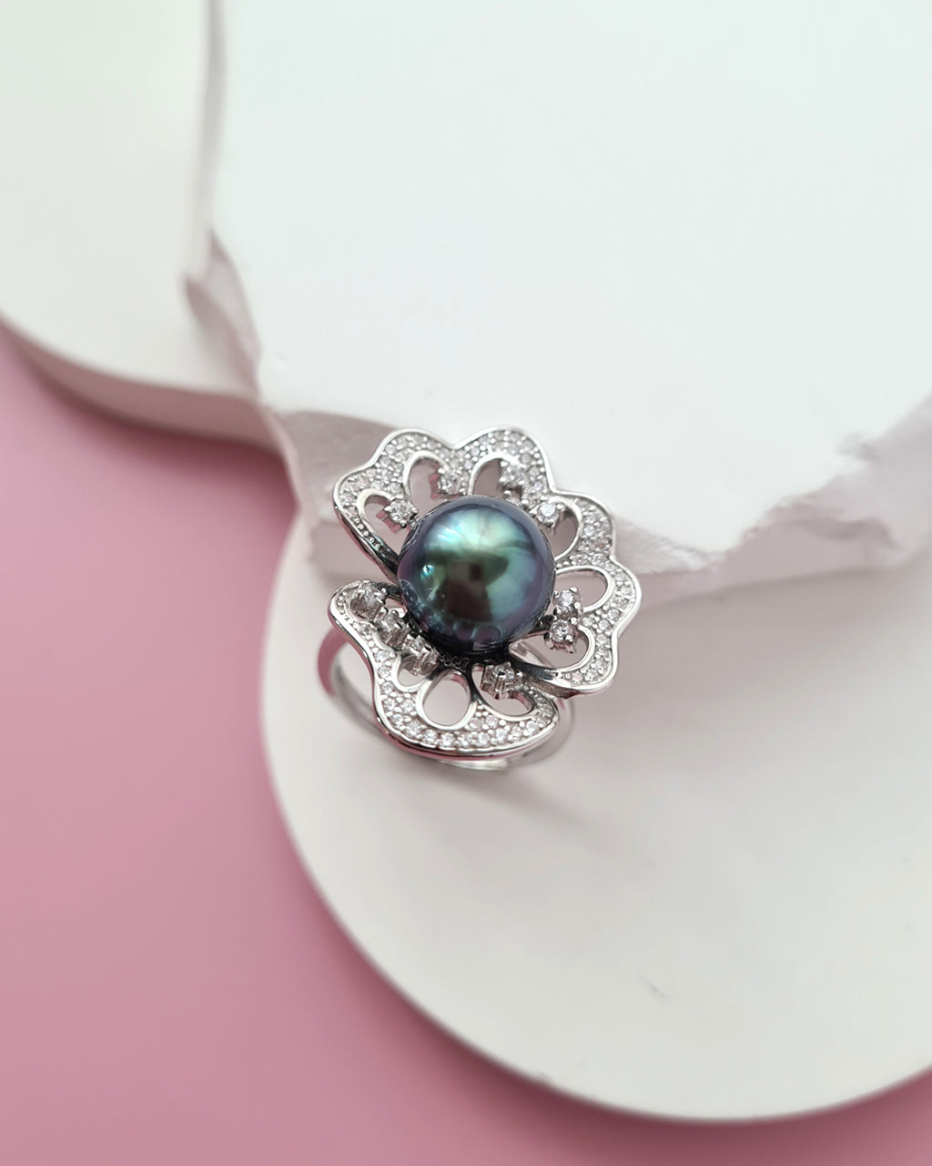 Tahitian Pearl Pendant and Ring - Dual Use Tahitian Pearl Jewelry