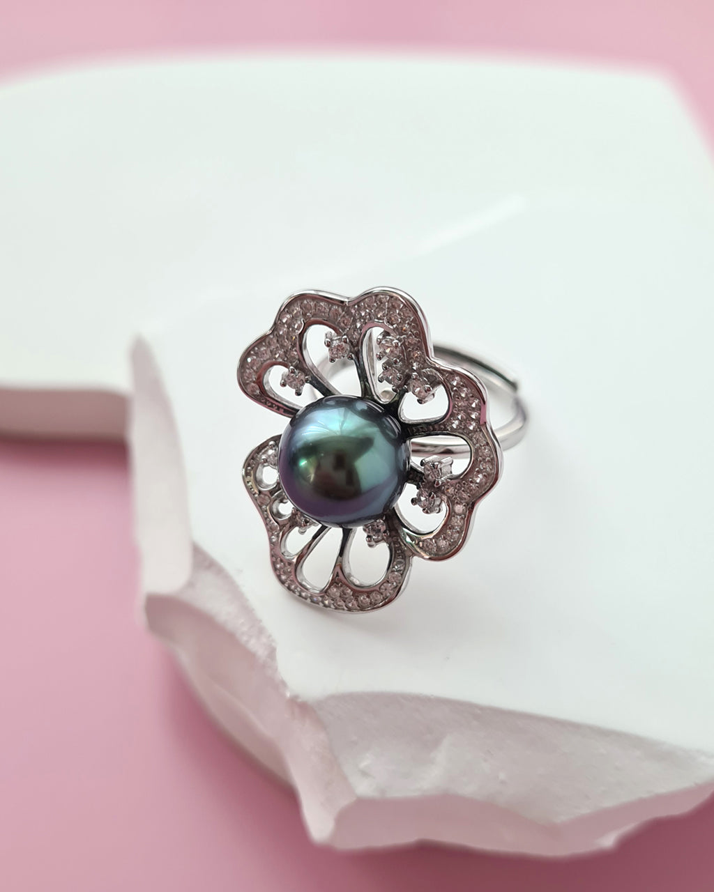 Tahitian Pearl Pendant and Ring - Dual Use Tahitian Pearl Jewelry