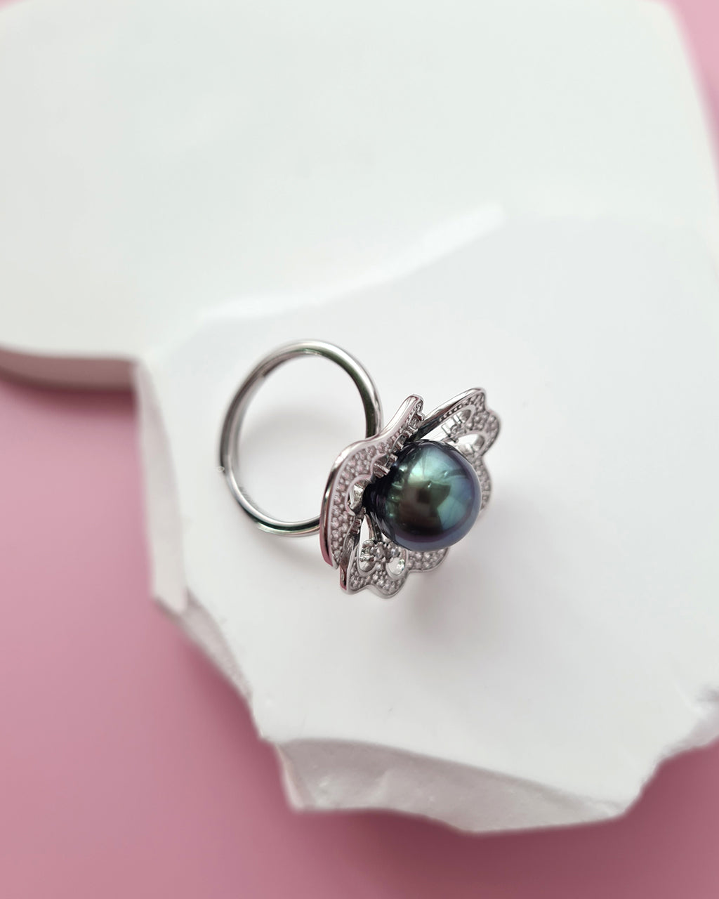 Tahitian Pearl Pendant and Ring - Dual Use Tahitian Pearl Jewelry