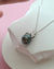 Tahitian Pearl Pendant Necklace - 10mm+ Oval, Sterling Silver pearl jewelry in Singapore