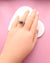 Tahitian Pearl Ring in Sterling Silver, Pearl Jewelry in Singapore