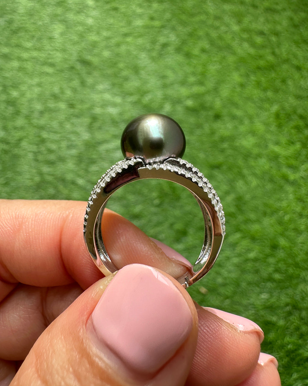 Tahitian Pearl Ring Royal Glitz And Love