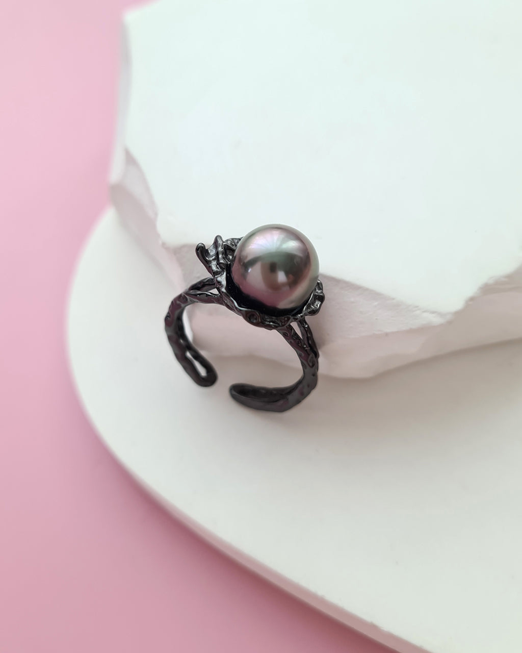 Tahitian Pearl Ring - Contemporary Pearl Jewelry Singapore