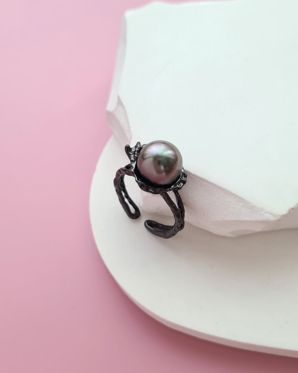 Tahitian Pearl Ring - Contemporary Pearl Jewelry Singapore