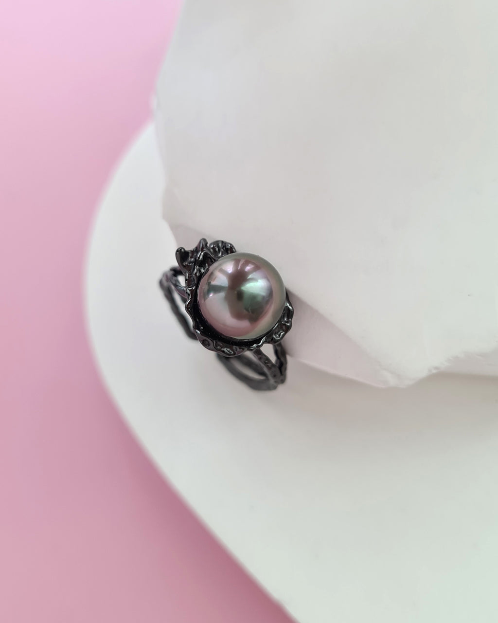Tahitian Pearl Ring - Contemporary Pearl Jewelry Singapore