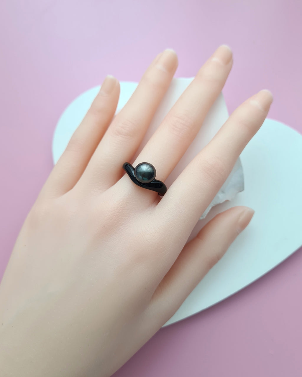 Tahitian Pearl Ring - Simply Black Pearl Jewelry Singapore