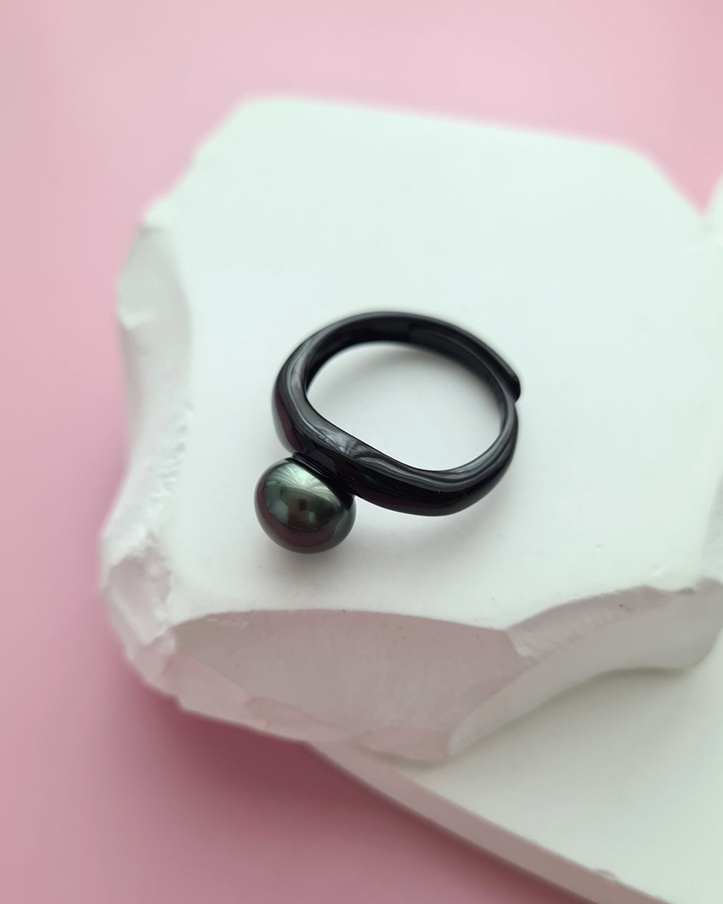 Tahitian Pearl Ring - Simply Black Pearl Jewelry Singapore