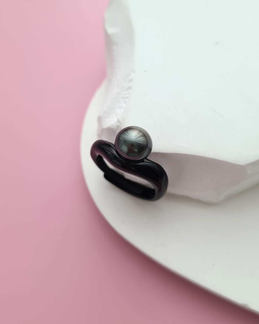 Tahitian Pearl Ring - Simply Black Pearl Jewelry Singapore