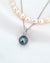 Blue Tahitian Pearl Pendant Necklace - 10mm+ | Timeless Pearl Jewelry For Wedding and Everyday