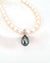 Tahitian Pearl Pendant Necklace - 10mm+ Teardrop | Detachable Clasp Pearl Necklace 