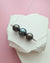 Tahitian Pearl Trio Necklace - 11mm+ & 12mm+ Pearl Jewelry Sterling Silver