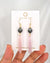 Tahitian Pearl Earrings - Simple Long Earrings 14k gold filled Pearl Jewelry