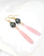 Tahitian Pearl Earrings - Simple Long Earrings 14k gold filled Pearl Jewelry