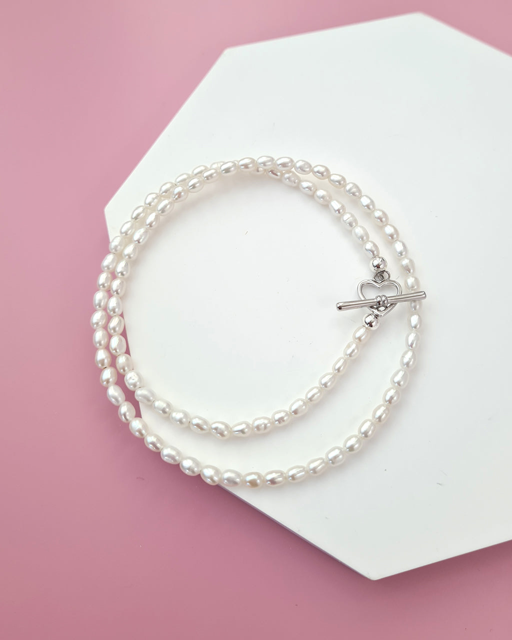 Tiny White Pearl Necklace - Modern Pearl Jewelry in Singapore