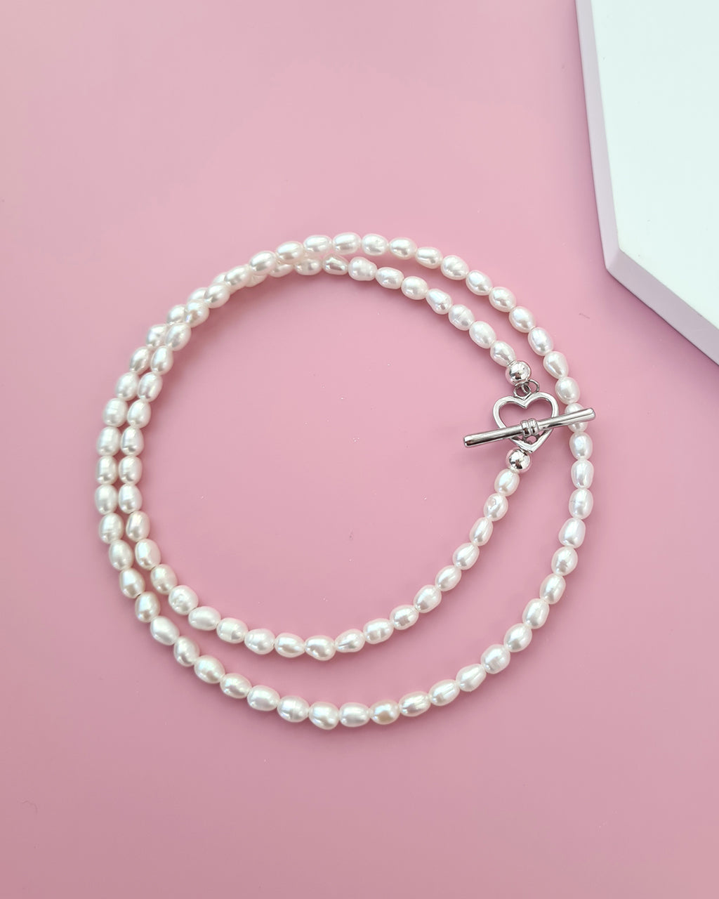 Tiny White Pearl Necklace - Modern Pearl Jewelry in Singapore