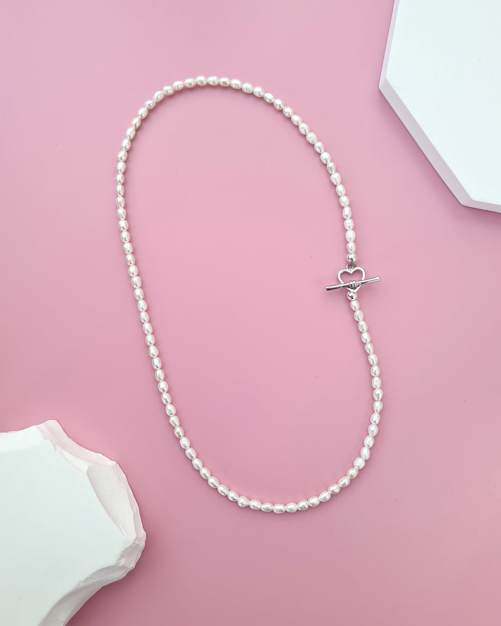 Tiny White Pearl Necklace - Modern Pearl Jewelry in Singapore