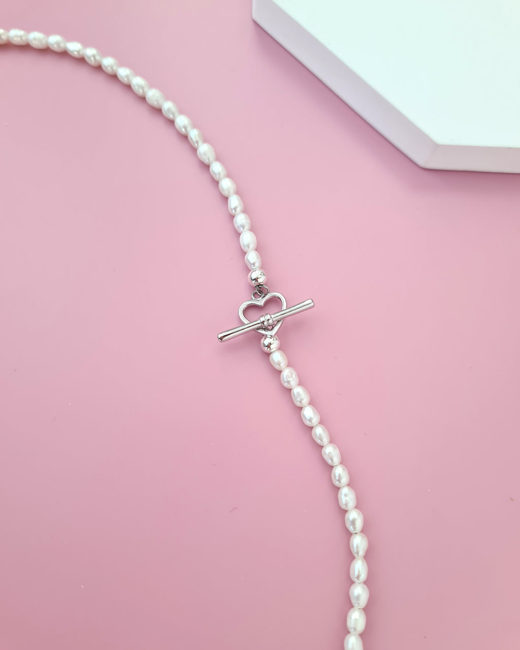 Tiny White Pearl Necklace - Modern Pearl Jewelry in Singapore