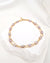 Tiny Pearl Bracelet - Small Purple Pearl 14k Gold Filled Bracelet Handmade in Singapore