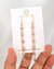 Tiny Pearl Earrings - Purple Pearl Long Earrings in 14k Gold Filled Jewelry, Handmade in Singapore