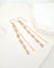 Tiny Pearl Earrings - Purple Pearl Long Earrings in 14k Gold Filled Jewelry, Handmade in Singapore