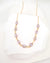 Tiny Pearl Necklace Simple Small Purple Pearl Necklace Handmade in Singapore