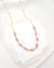 Tiny Pearl Necklace Simple Small Purple Pearl Necklace Handmade in Singapore