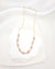 Tiny Pearl Necklace Simple Small Purple Pearl Necklace Handmade in Singapore