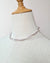 Tiny Pearl Necklace - Lavender Purple Stackable Necklace Jewelry