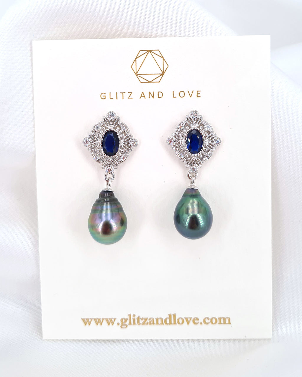 Vintage Style Tahitian Pearl Earrings Elegant Pearl Jewelry Glitz And Love