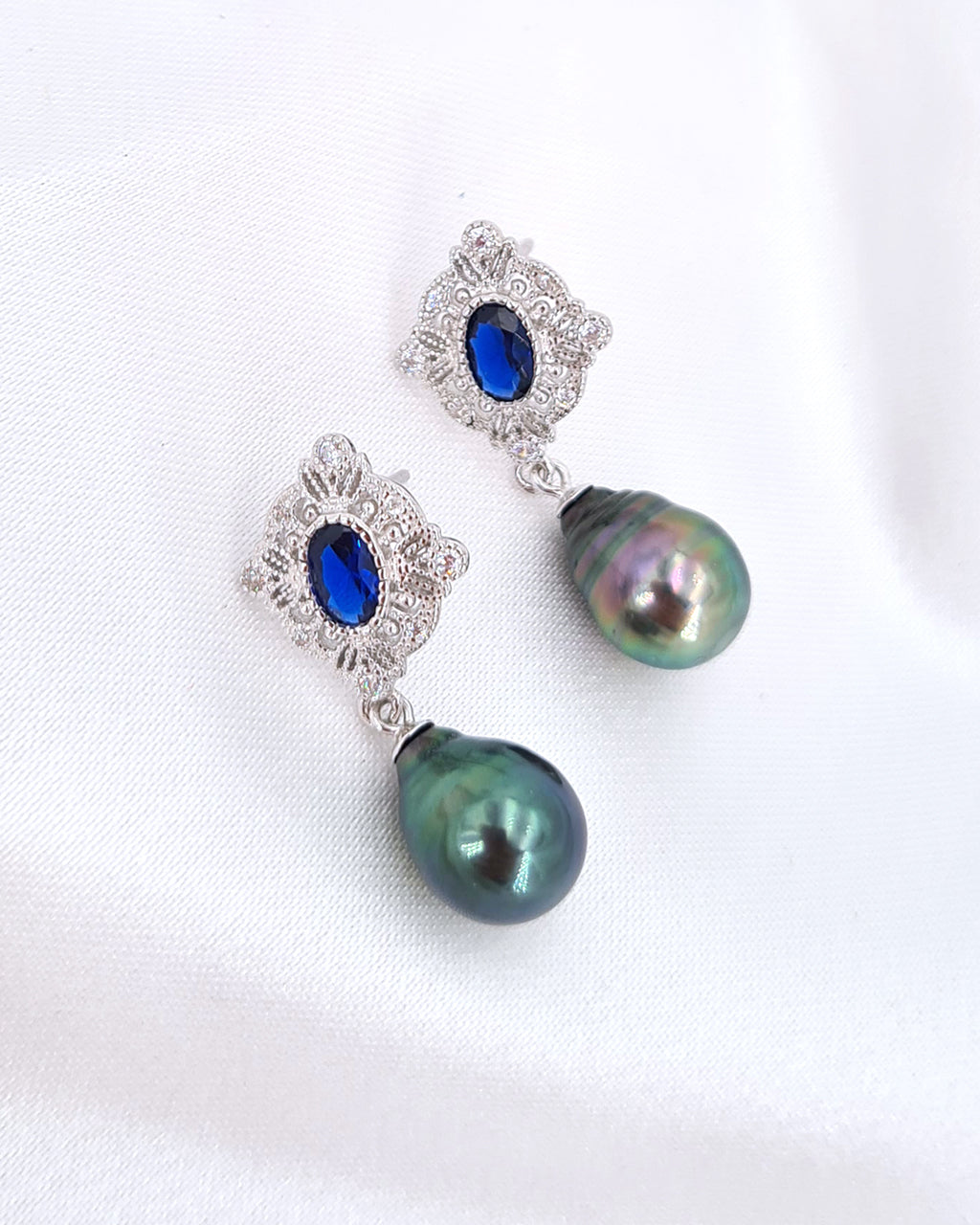 Vintage Style Tahitian Pearl Earrings Elegant Pearl Jewelry Glitz And Love