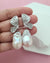 Whimsical Butterfly Big White Baroque Pearl Earrings, Everyday Luxury, Modern Pearl Jewelry